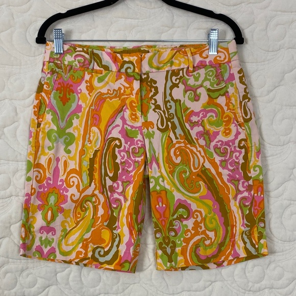 J. Crew Paisley Shorts 70s Look - Picture 1 of 11